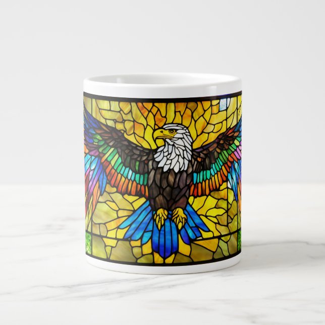Eagle printed coffee mug  (Front)