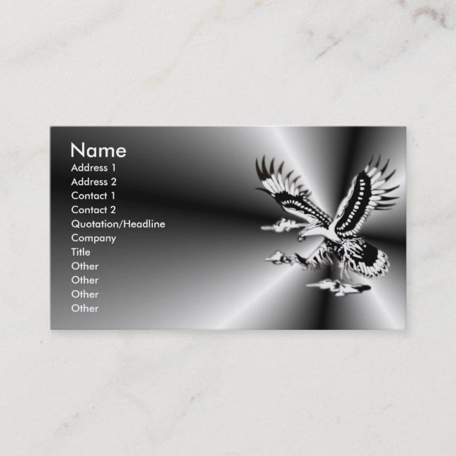 Eagle Profile Card (Front)