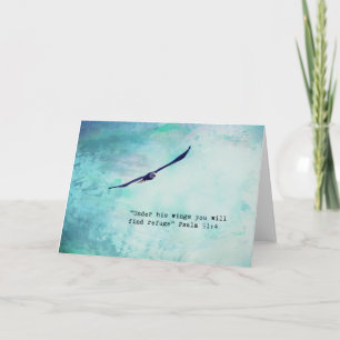 Eagle Psalm 91 Greeting Card