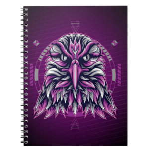 Eagle Purple Geometric Notebook
