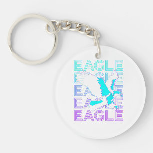 Eagle Retro Key Ring