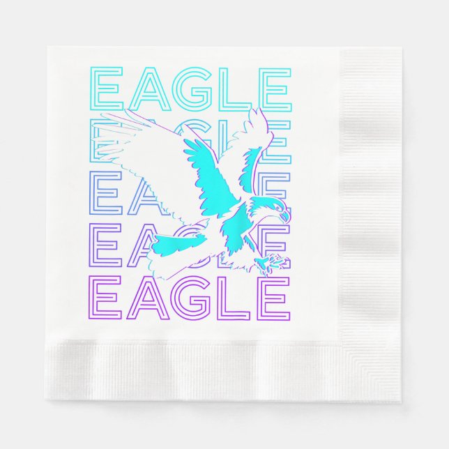 Eagle Retro  Napkin (Front)