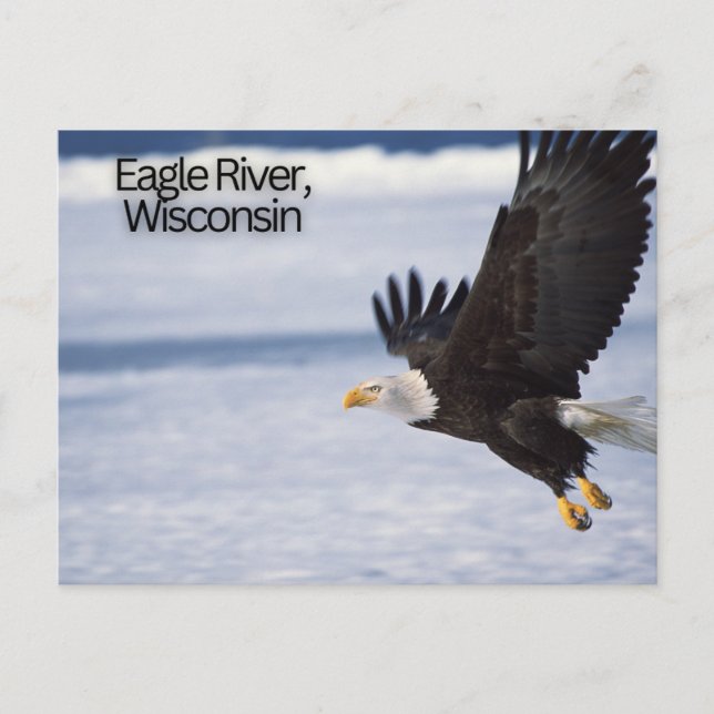 Eagle River, Wisconsin Postcard (Front)