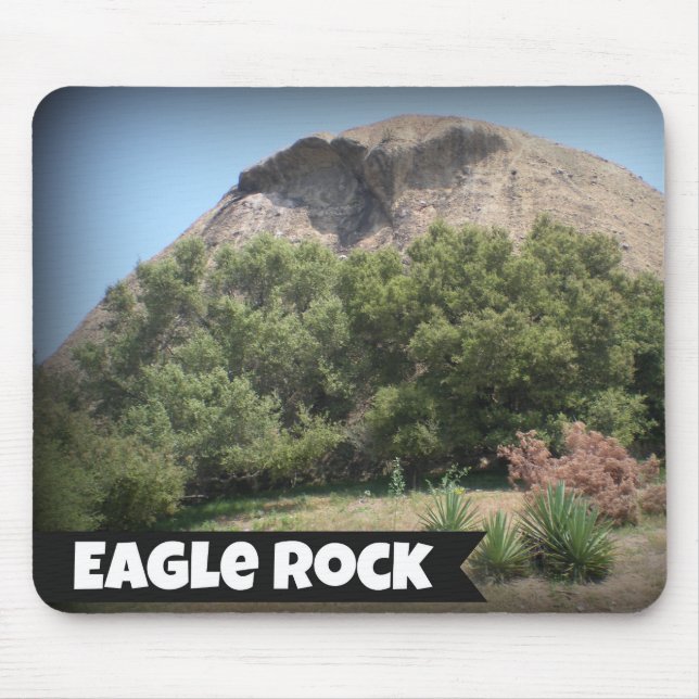 Eagle Rock California Monument Landmark Mouse Mat (Front)