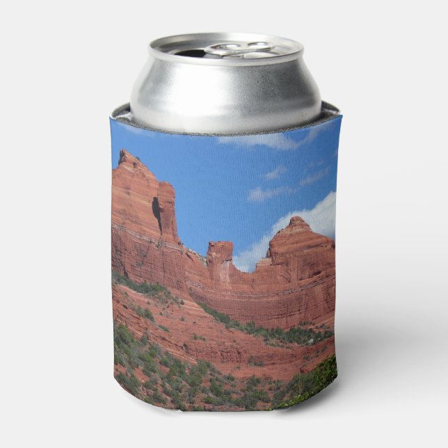 Eagle Rock I Sedona Arizona Travel Photography Can Cooler (Can Front)