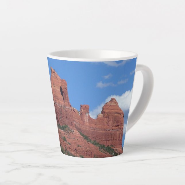 Eagle Rock I Sedona Arizona Travel Photography Latte Mug (Right Angle)