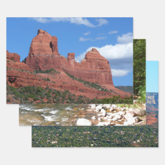 Eagle Rock I Sedona Arizona Travel Photography Wrapping Paper Sheet
