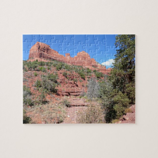 Eagle Rock II Sedona Arizona Travel Photography Jigsaw Puzzle (Horizontal)