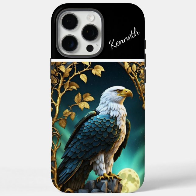 Eagle Rocky Outcrop Gazes Case-Mate iPhone Case (Back)