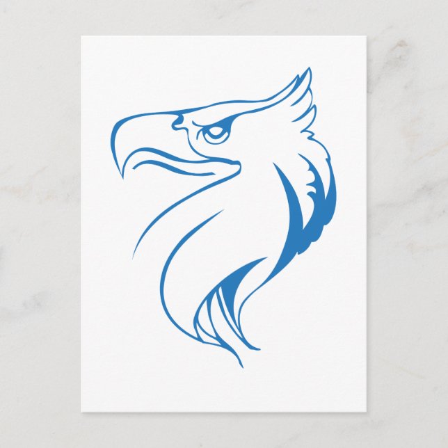 Eagle’s head postcard (Front)
