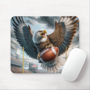 Eagle Scoring a Touchdown Mouse Mat