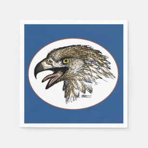 Eagle Screaming Napkin