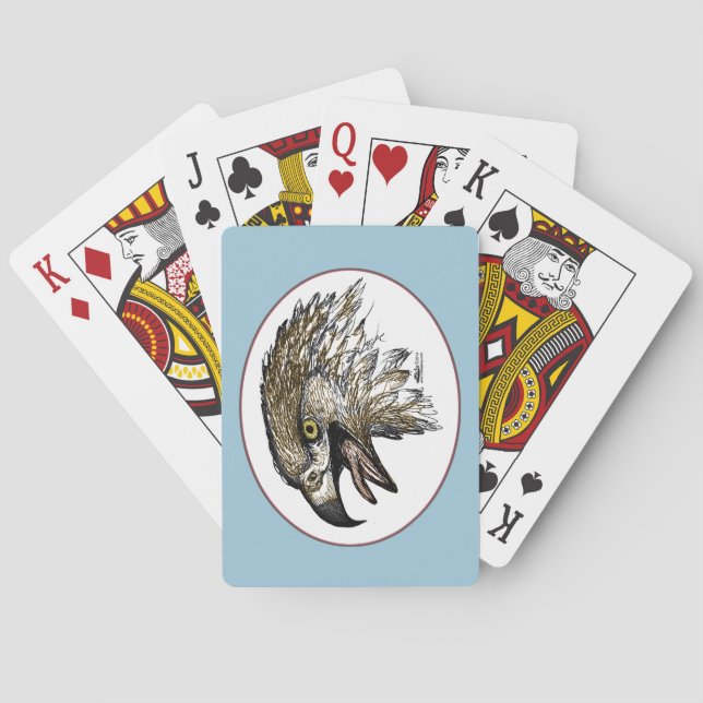 Eagle Screaming Playing Cards (Back)