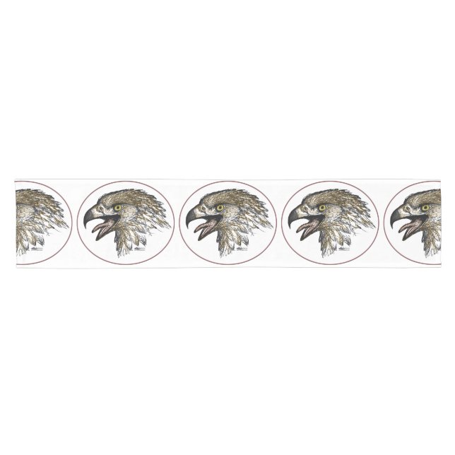 Eagle Screaming Short Table Runner (Horizontal)