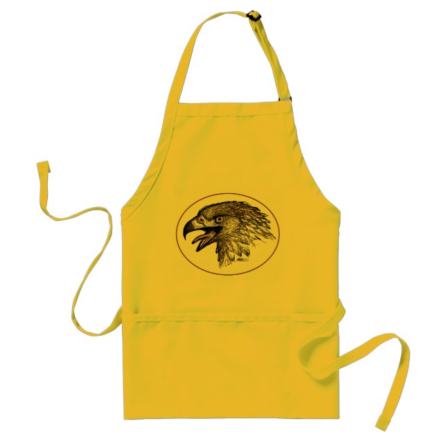 Eagle Screaming Standard Apron (Front)