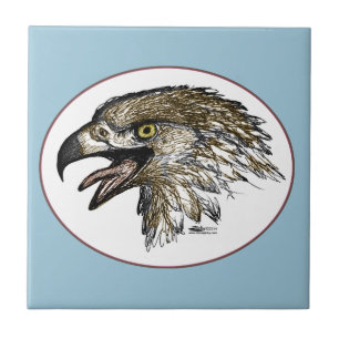 Eagle Screaming Tile