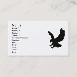 eagle silhouette, Business Card