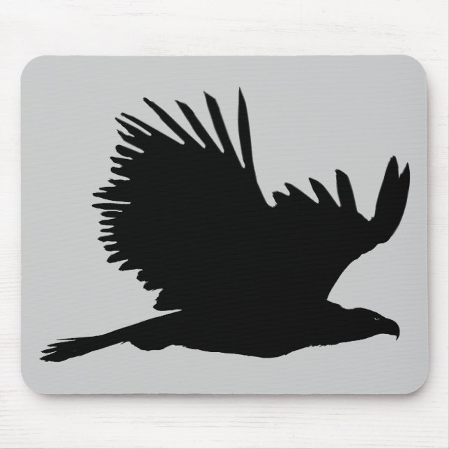 Eagle silhouette Gifts Mouse Mat (Front)
