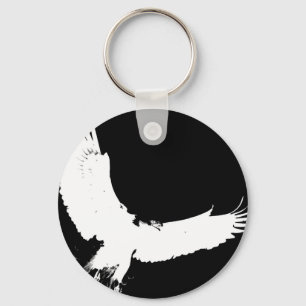 Eagle Silhouette Key Ring