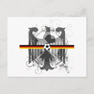 Eagle soccer German fans gifts and T-shirts Postcard