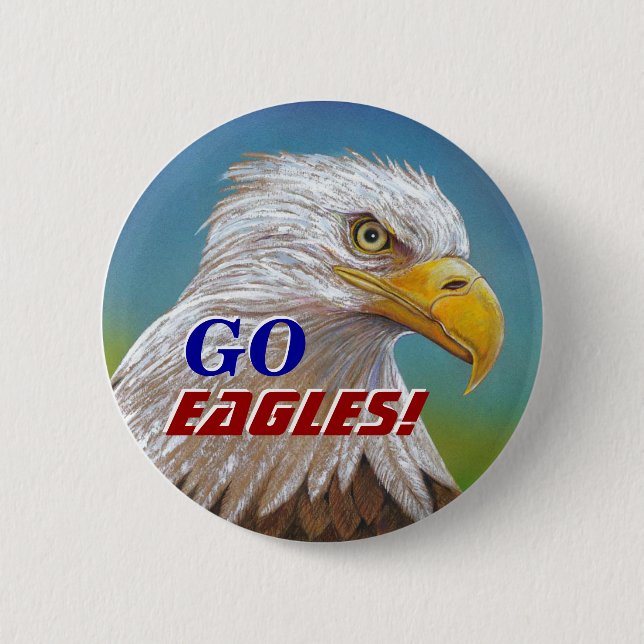 EAGLE SPIRIT 6 CM ROUND BADGE (Front)