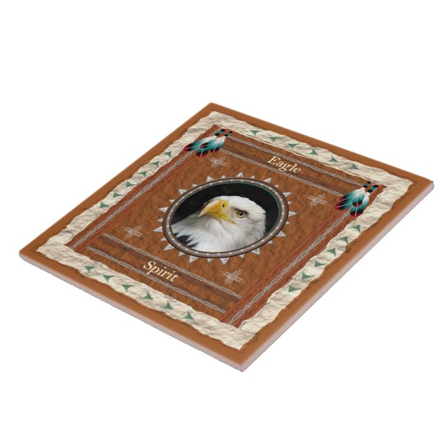 Eagle -Spirit- Ceramic Tile (Side)
