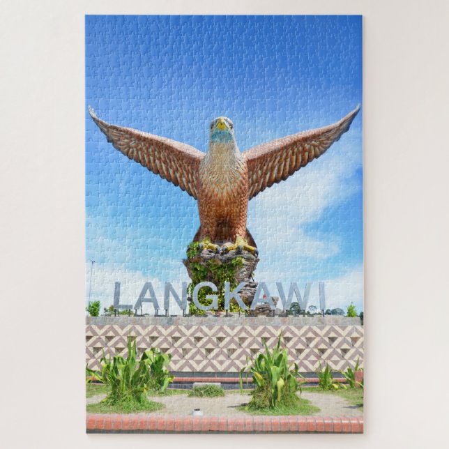 Eagle Square Statue on Langkawi Island Malaysia Jigsaw Puzzle (Vertical)