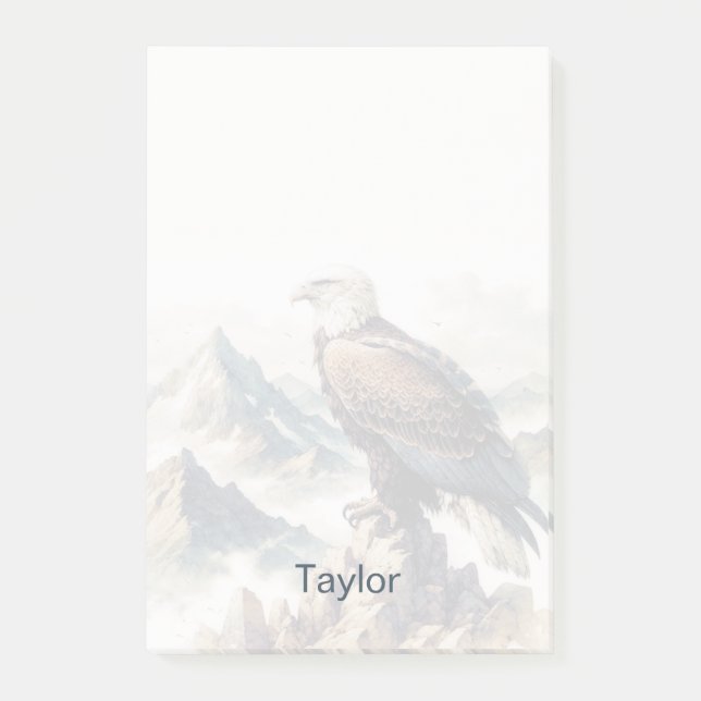 Eagle Sticky Notes Personalised  (Front)