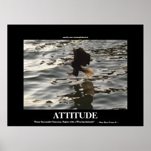 Eagle Successful Attitude Motivational Photo Print