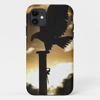 "Eagle Sunset" Bald Eagle Wildlife Artwork iPhone 11 Case