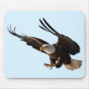 Eagle Swooping Down Mouse Mat