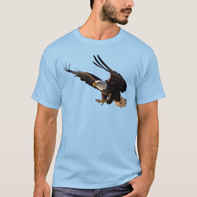 Eagle Swooping Down T-Shirt (Front)