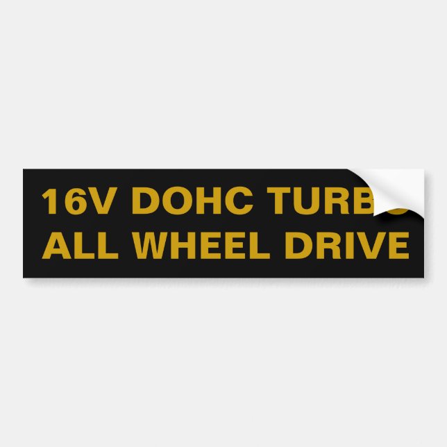 Eagle Talon Bumper Sticker (Front)