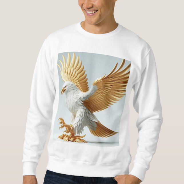"Eagle Tattoo T-Shirt Design" Sweatshirt (Front)