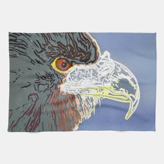 EAGLE TEA TOWEL (Horizontal)