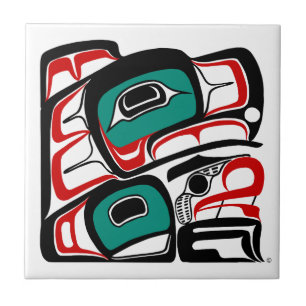 Eagle Tile - NW Coast Native American Style