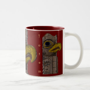 EAGLE TOTEM Collection Two-Tone Coffee Mug