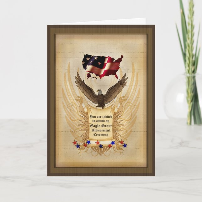 Eagle - USA - Achievement - Award - Invitation (Front)