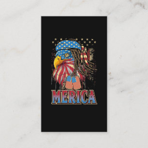 Eagle USA America 4th of July Merica Business Card