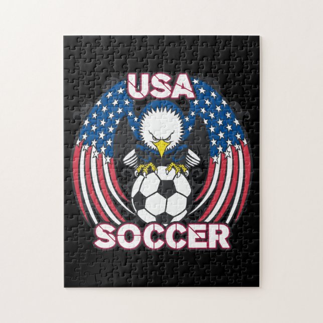 Eagle USA Soccer Jigsaw Puzzle (Vertical)