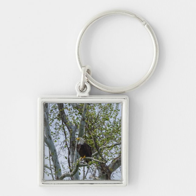 Eagle Watch Out Key Ring (Front)