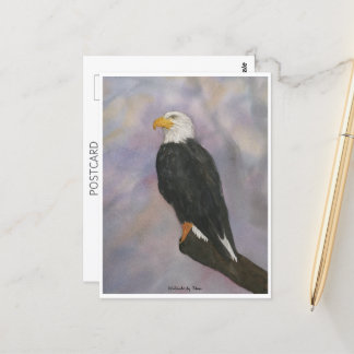Eagle Watercolor Postcard
