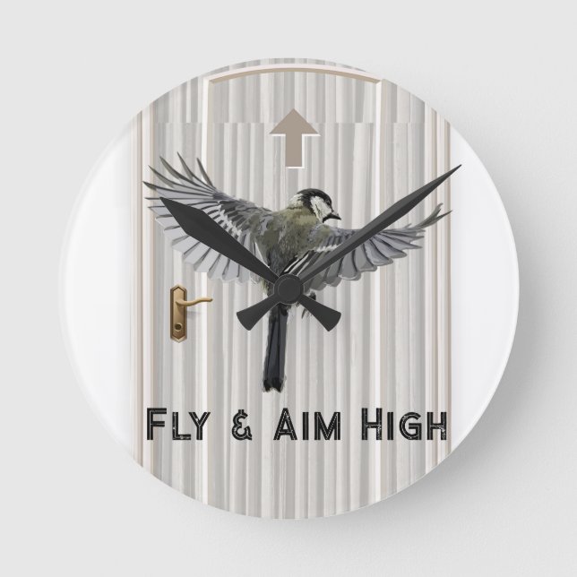 Eagle Wildlife Nature Clock (Front)