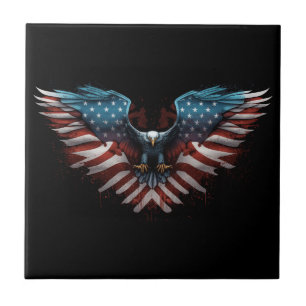 eagle-with-american-flag-it tile