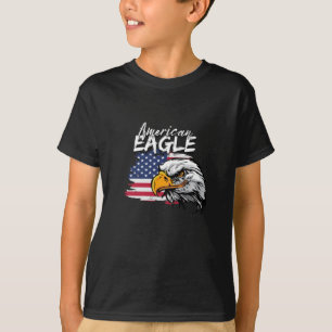 Eagle with American Flag T-Shirt