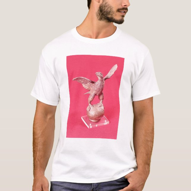 Eagle with spread wings on a ball T-Shirt (Front)