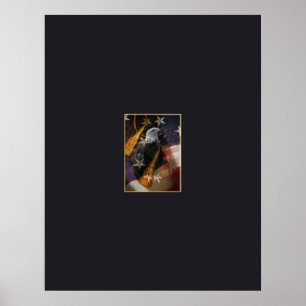 Eagle with tassel poster