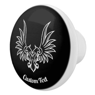 Eagle with two Heads Ceramic Knob