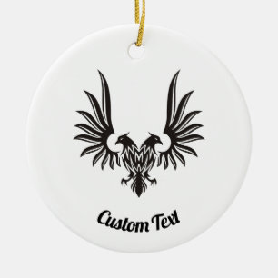 Eagle with two Heads Ceramic Ornament