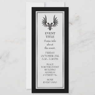 Eagle with two heads invitation